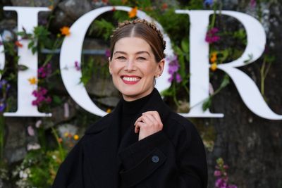 Rosamund Pike says return to stage after more than a decade ‘frightening’