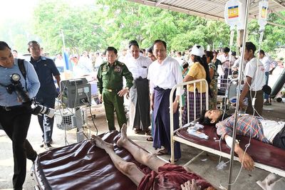 Myanmar earthquake death toll jumps to nearly 700, according to government, state-run media reports