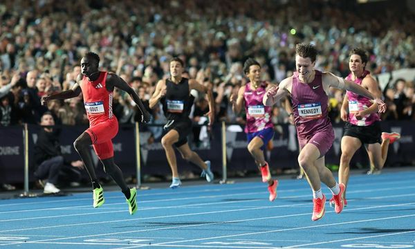 Lachie Kennedy upstages Gout Gout on Australian athletics’ historic night