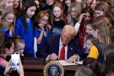 Trans people are less than 1% of the population. Trump made them a political lightning rod