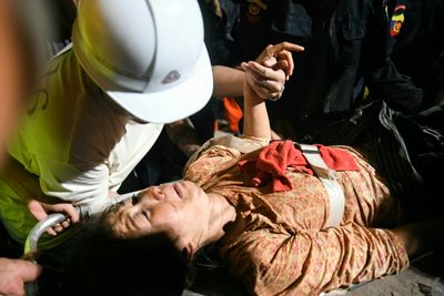 Aftershocks Rattle Myanmar As Rescuers Search For Survivors