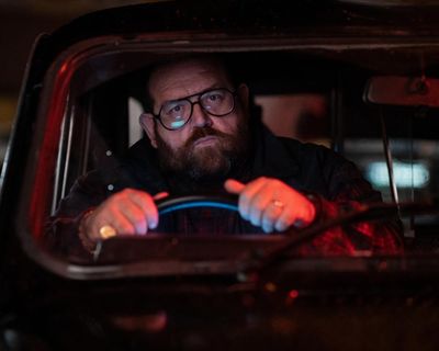 Black Cab review – Nick Frost on outstanding form in creepy taxi-driving Brit horror