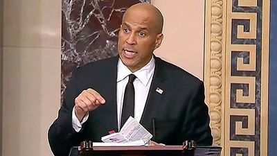 US Democratic Senator Cory Booker sets historic record with Senate speech lasting over 24 hours