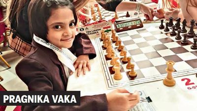 Pragnika Vaka, all of 7, is already a world chess champion!