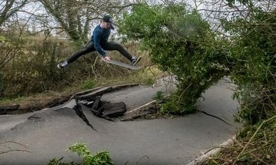 Buckled Wiltshire road that excited skateboarders finally repaired
