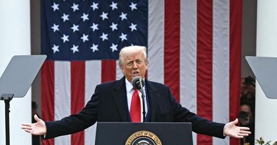 'No winners in a trade war': Donald Trump unveils 10 per cent tariff on UK imports