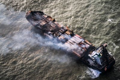 Container ship owner launches legal action over North Sea crash