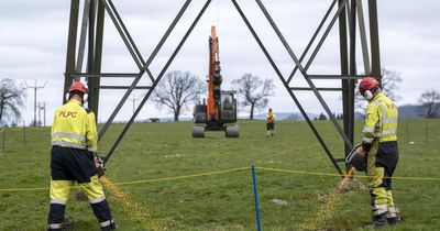 Scotland's century-old electricity transmission line pulled down