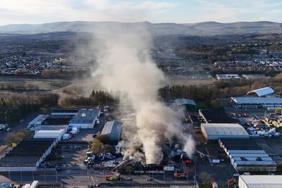 Industrial estate blaze not thought to be suspicious – police