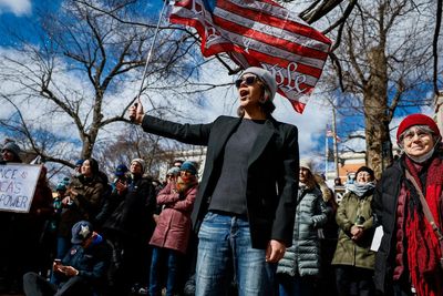 More than 1,000 ‘Hands Off’ anti-Trump protests hit cities across the US