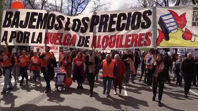 Thousands in Spain take to the streets in protest against country's housing crisis