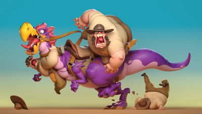 Find out the process behind this colourful, cartoony 3D artwork, How to Raise Your Dragon in the West