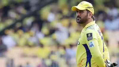 MS Dhoni's 'out hai' moment from dressing room goes viral - WATCH