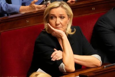 France's far-right supporters rally in Paris against Le Pen's conviction