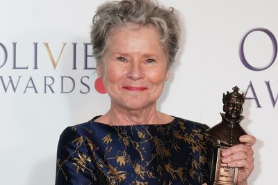 Dame Imelda Staunton wins fifth Olivier as John Lithgow takes swipe at Trump