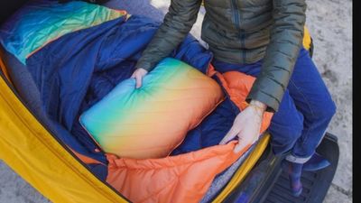 Rumpl's first sleeping bag lets you turn the temperature up or down with "game-changing layering system"