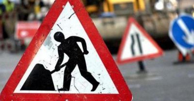 Workers down tools on day one of road repairs after materials run out