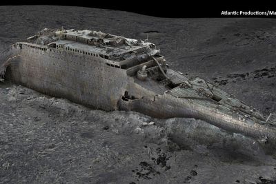 Titanic’s first ever 3D scan reveals details of doomed ship’s final hours