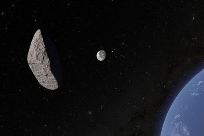 New observations show the asteroid that won't hit Earth resembles a spinning hockey puck