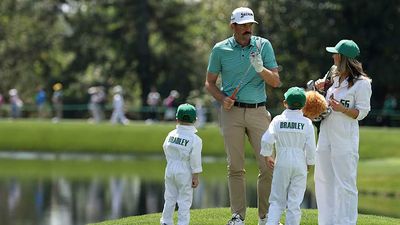 Keegan Bradley Had Special Celebration With His Sons After Ace in Masters Par 3 Contest