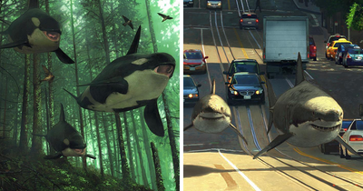 Animals In Unexpected Landscapes: 30 Surreal Paintings By Chris Austin