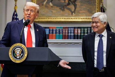 The Biden administration gave TSMC billions to build its semiconductors in the U.S., but Trump says he threatened 100% tariffs and got the company to double down