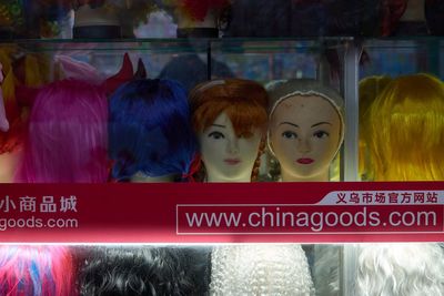 AP PHOTOS: Wigs, flags, Santa dolls on display at a Chinese market that supplies the world