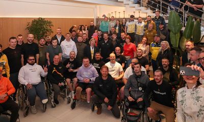 Prince Harry makes unannounced visit to wounded veterans in Ukraine