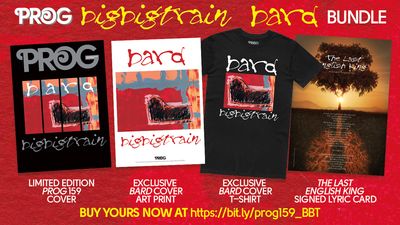 Exclusive Big Big Train Bard bundle with limited edition t-shirt on sale now