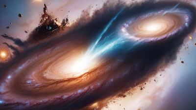 A gravitational war next door: The Large Magellanic Cloud is gradually destroying the Small Magellanic Cloud