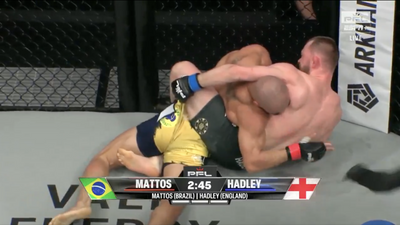 2025 PFL World Tournament 2 video: Jake Hadley pulls off incredible Scottish twister in first fight after UFC release