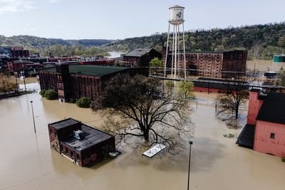 Inspections of affected barrels will take time as flood cleanup progresses at Kentucky distillery