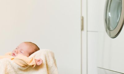Put your baby down to nap near a washing machine, expert says