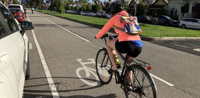 Most bike lanes in inner Melbourne have less than 40% tree cover – that’ll get worse, new maps show