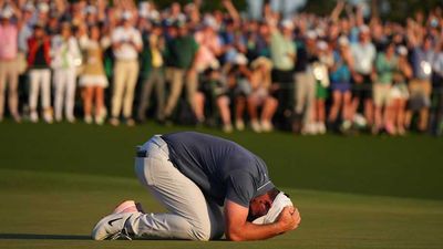 Rory McIlroy Had Such an Emotional Celebration After Making Putt to Win the Masters