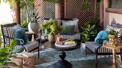 I'm giving my backyard a luxury makeover with these expert tips to make my outdoor living room look more expensive – and the affordable products to get me there