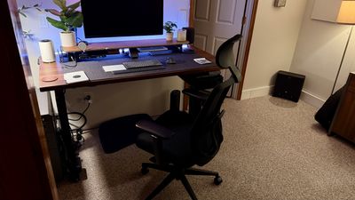 I tested this $300 mesh chair with a headrest, and it's way better than I expected