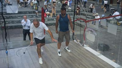 Pop-up squash to help staff bounce back into city life