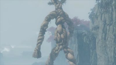 Data sleuth discovers that Sekiro's inexplicable, skyscraper-sized rope man who gives you a lift to Heaven might have once been a boss fight or level unto itself