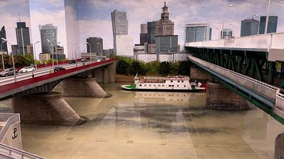 A bird's eye view of some of Warsaw's architectural highlights