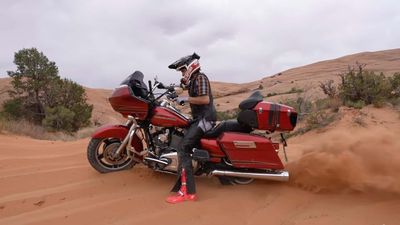 Watch a Pristine Harley-Davidson Attempt To Climb Hell’s Gate, Place Your Bets