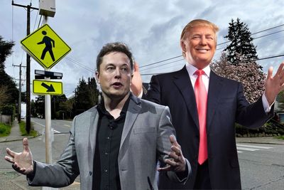 Musk and Trump Share NSFW Exchange in Fake Ad as California Crosswalks Are Hacked With AI Messages