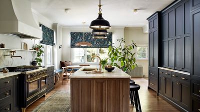 This once-dated kitchen is now a timeless space with the coziest details – and its the classic color palette that's made it a chic, welcoming space