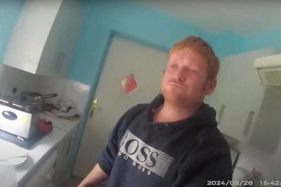 Moment murderer arrested for killing friend after ‘childish’ eyebrow prank