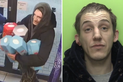 Watch: Thieves steal Easter eggs after getting trapped inside Tesco
