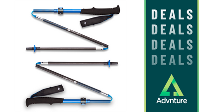 Take the weight off and hike for longer with over $60 off these premium and portable Black Diamond trekking poles