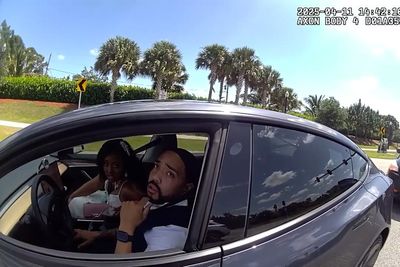 Bride late for her own wedding clocked traveling at 105mph by police