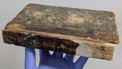 Lost book bound in skin of notorious murderer on display at UK museum