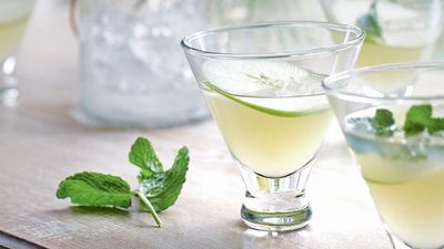 Apple and elderflower martini