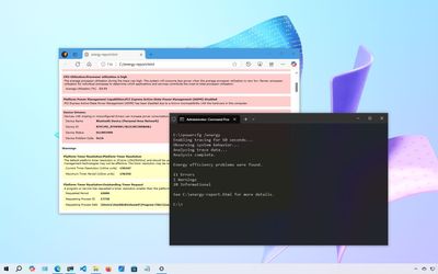 How to create an energy report on Windows 10